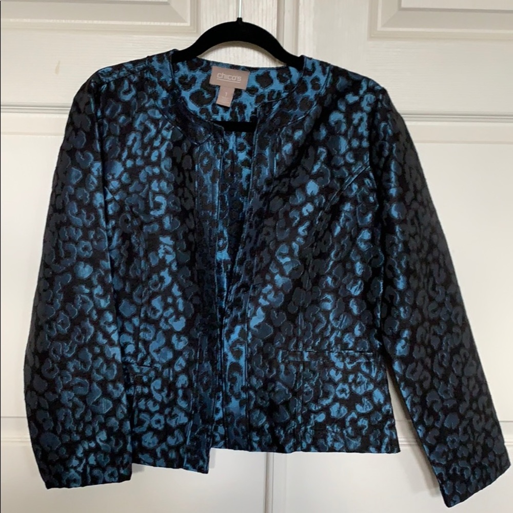 Chico’s Metallic Jacket